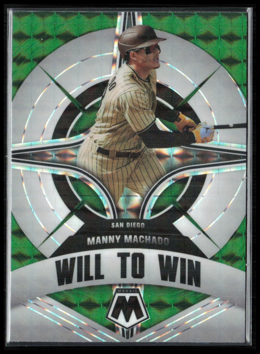 Manny Machado Green Mosaic