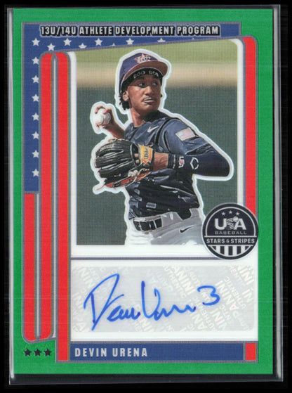 Devin Urena Auto Green Prizm