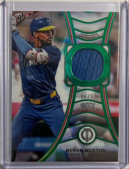 Byron Buxton Game-Used Relic /99 City Connect