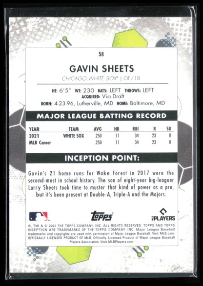 Gavin Sheets RC