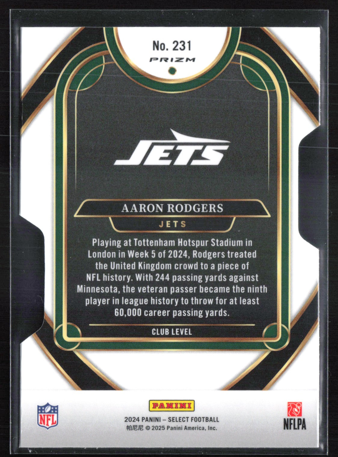 Aaron Rodgers Silver Die-Cut