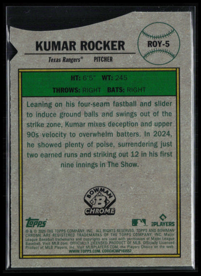Kumar Rocker RC Mojo Die-Cut