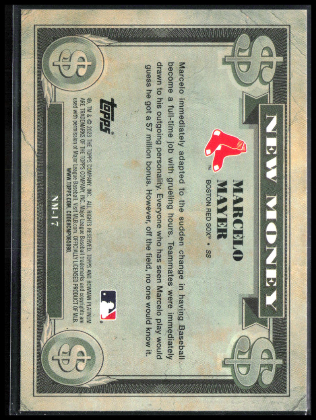Marcelo Mayer New Money