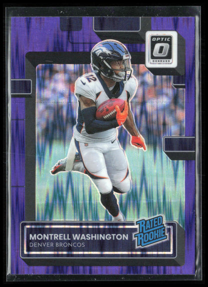 Montrell Washington RC Purple Shock