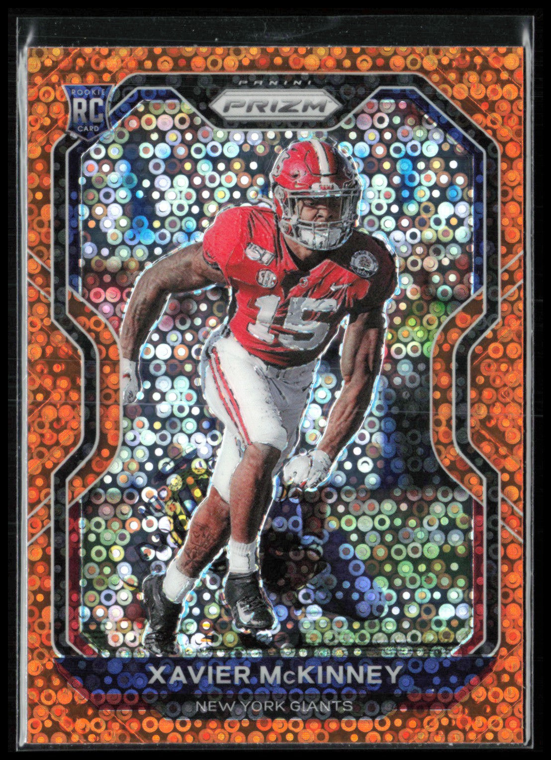 Xavier McKinney RC Orange DIsco