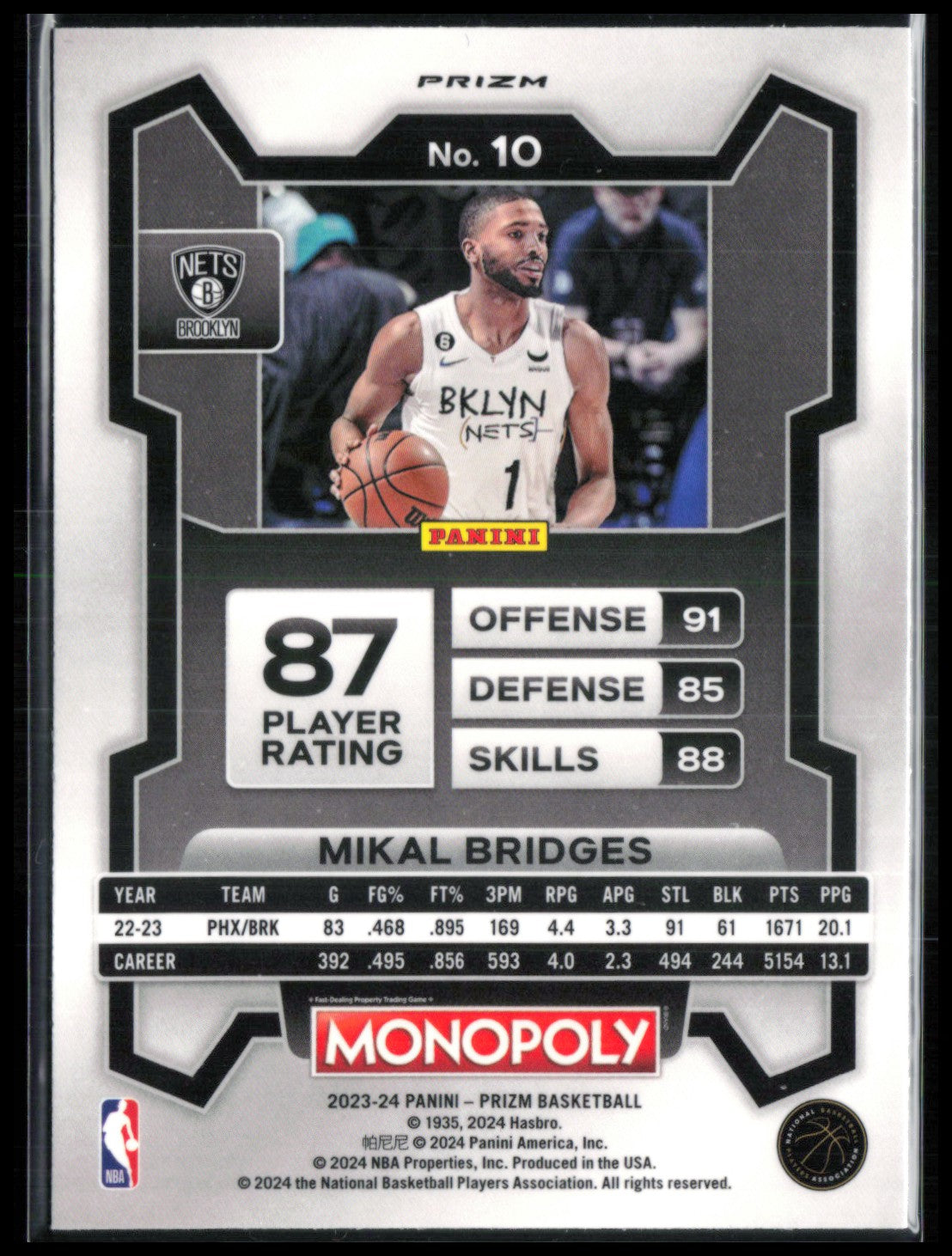 Mikal Bridges Purple Wave