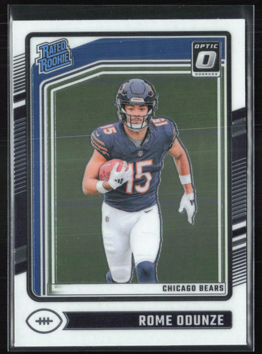 Rome Odunze RC Optic Rated Rookie