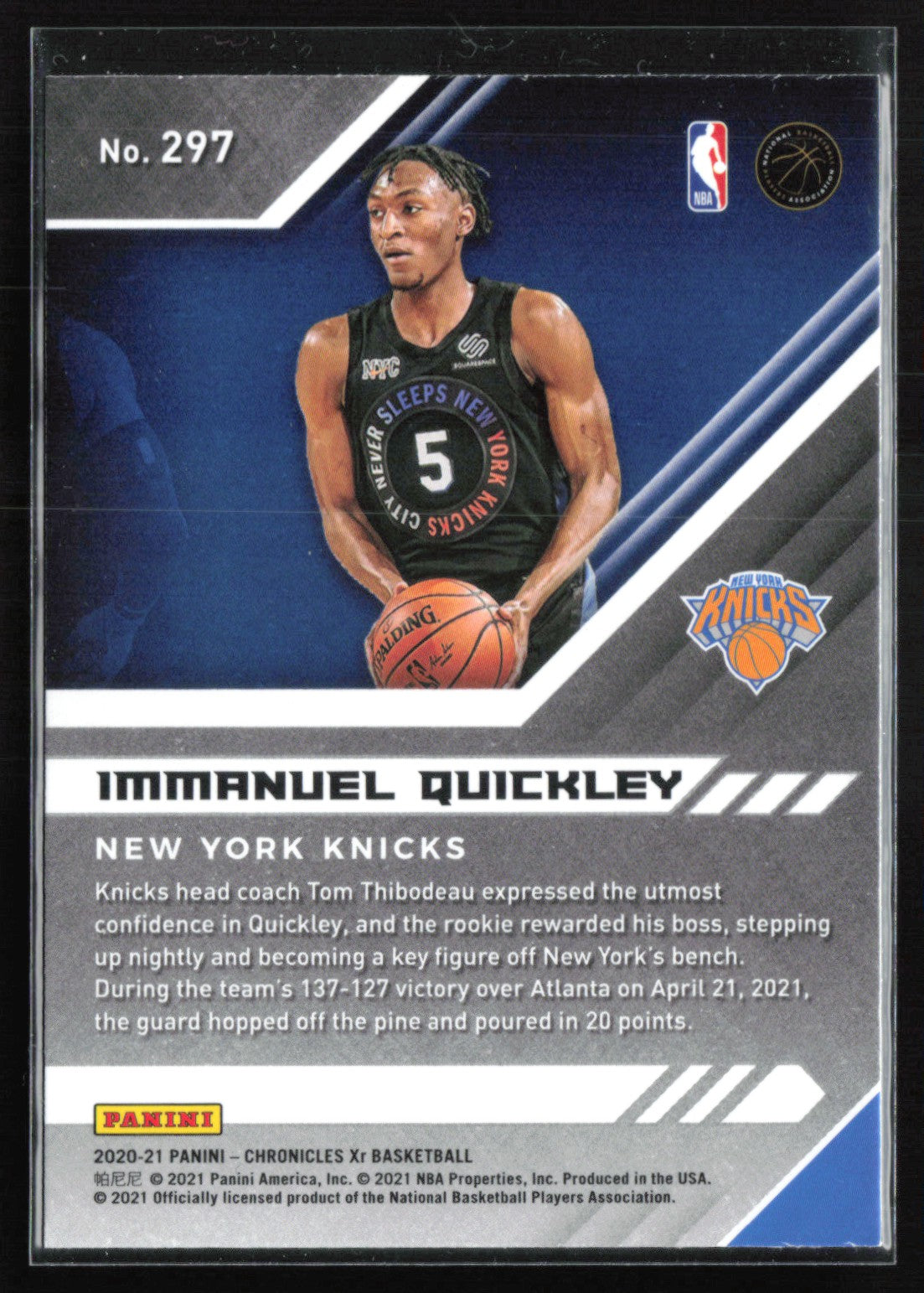 Immanuel Quickley RC