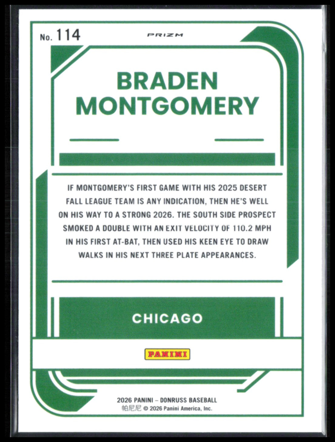 Braden Montgomery Rated Prospect Blue Velocity