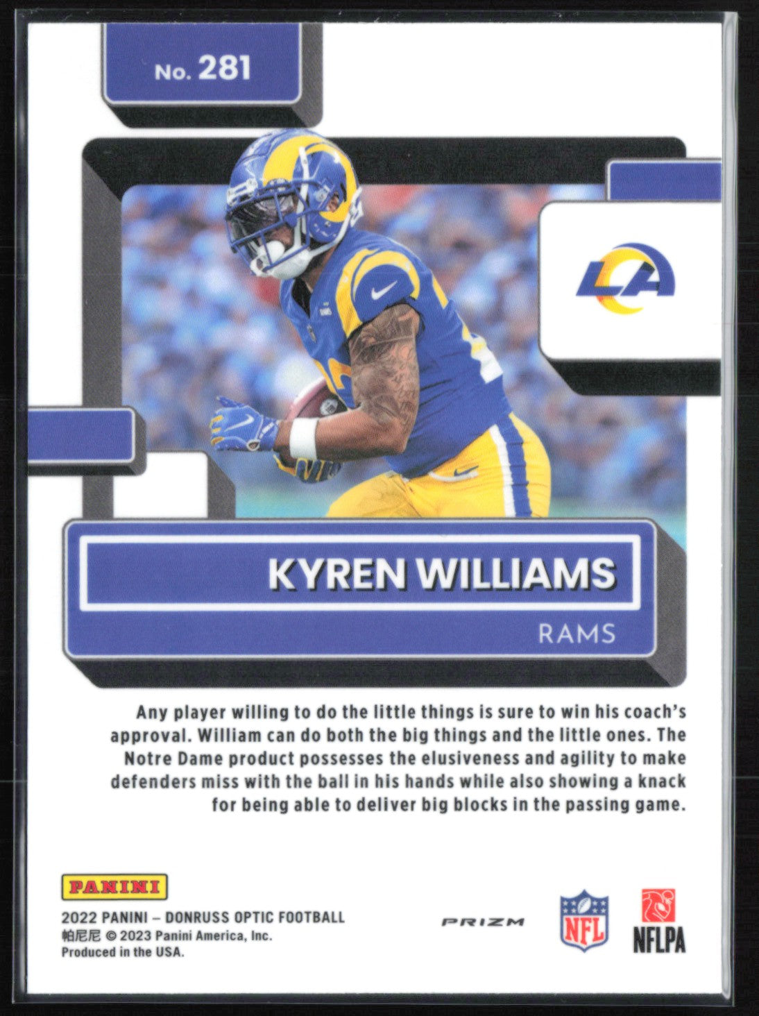 Kyren Williams RC Optic Holo