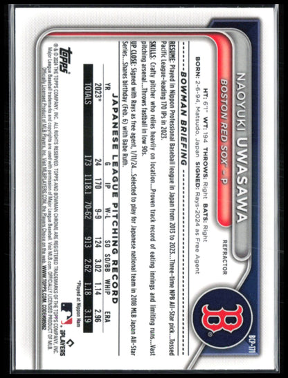 Naoyuki Uwasawa 1st Bowman Refractor /499
