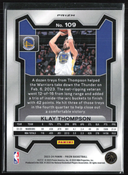 Klay Thompson Orange Ice