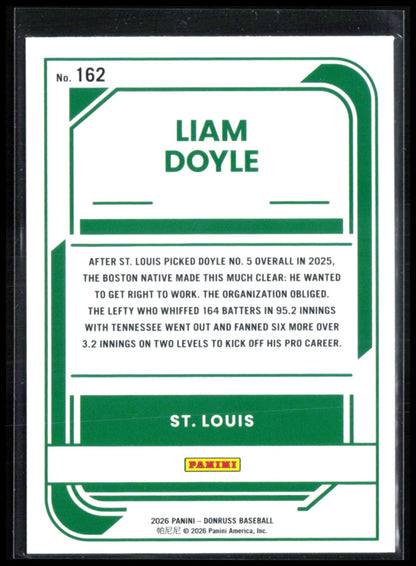 Liam Doyle Rated Prospect Liberty