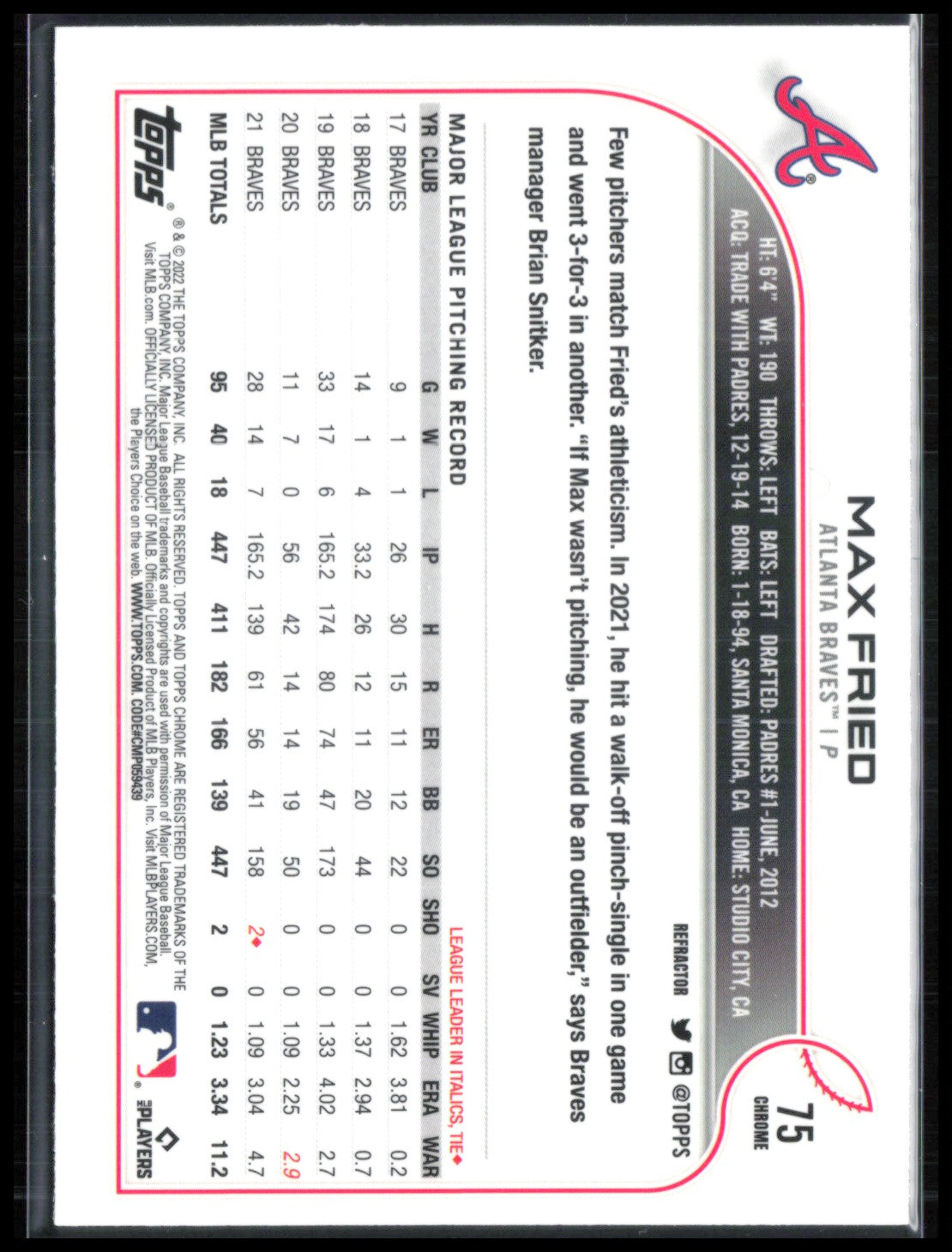 Max Fried Refractor
