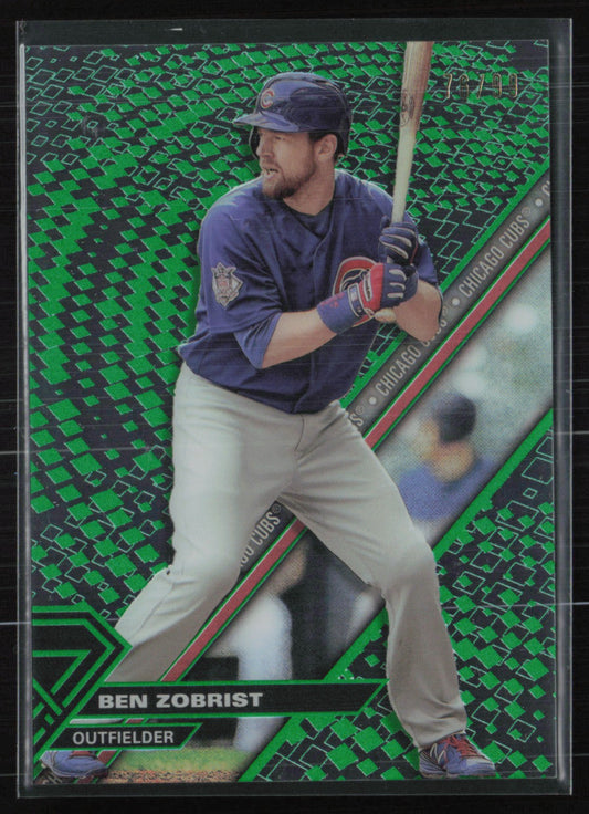 Ben Zobrist /99 Green Acetate