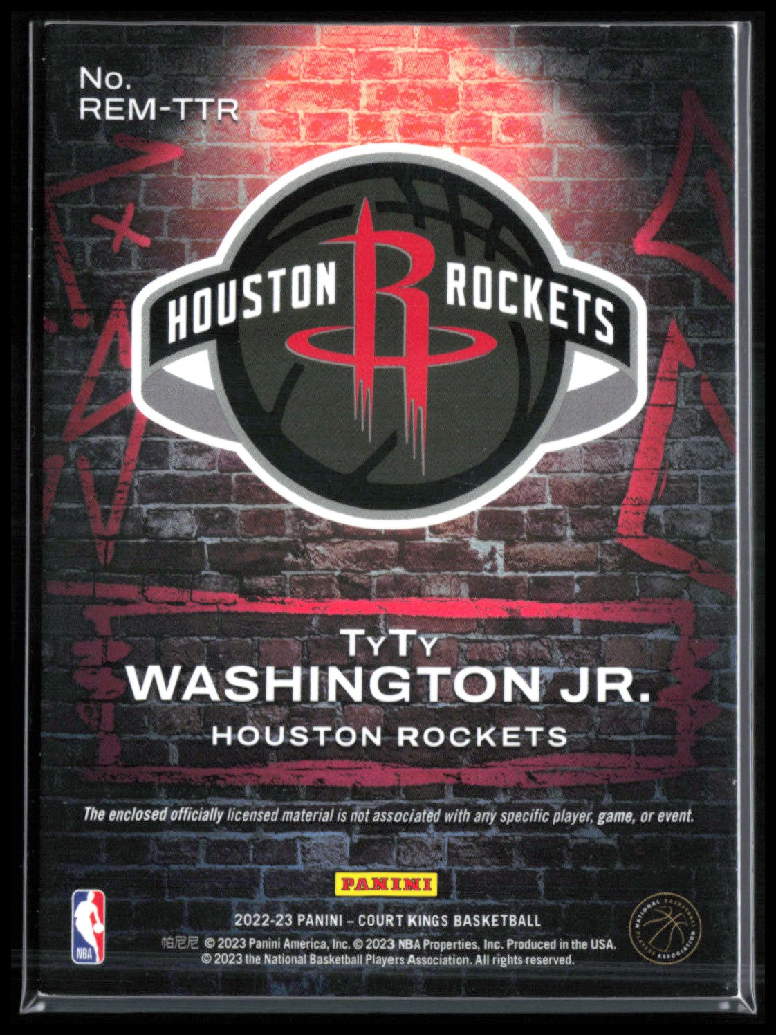 TyTy Washington Jr. RC Expression Mem