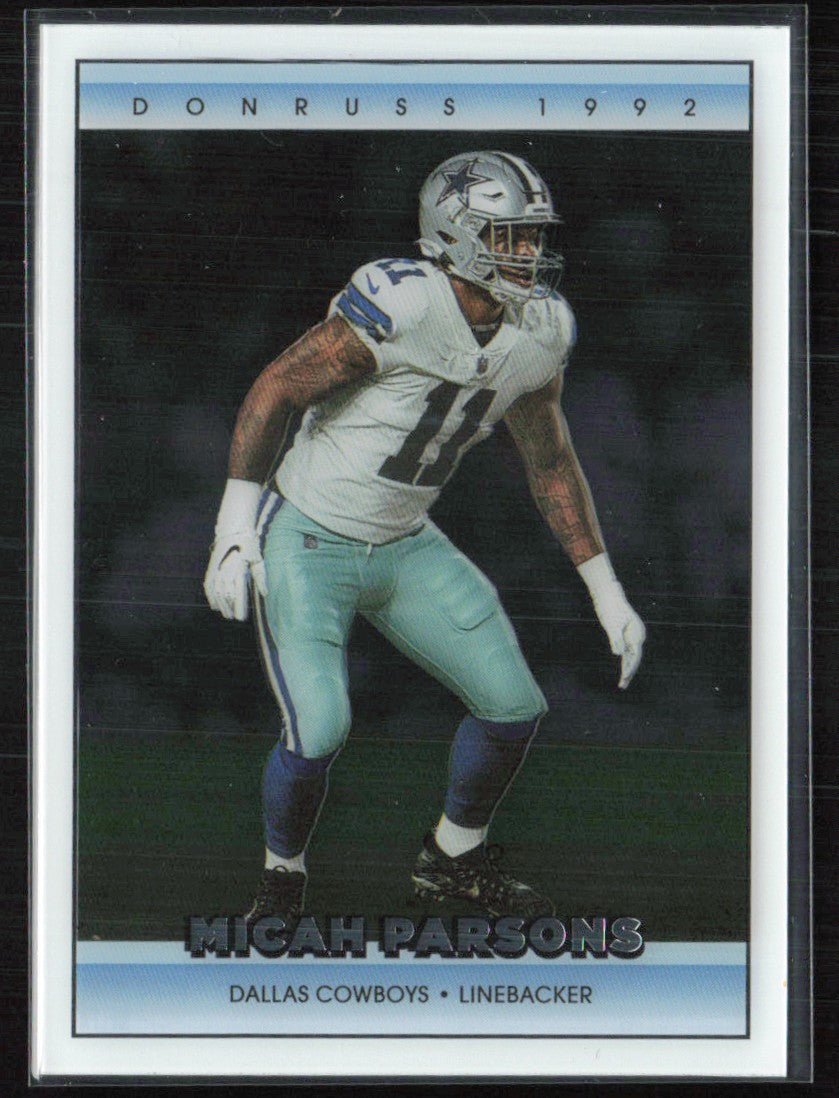 Micah Parsons Clearly Donruss Retro