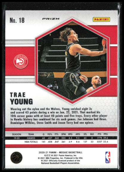 Trae Young Green Mosaic