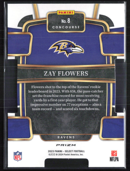Zay Flowers RC RWB Die-Cut