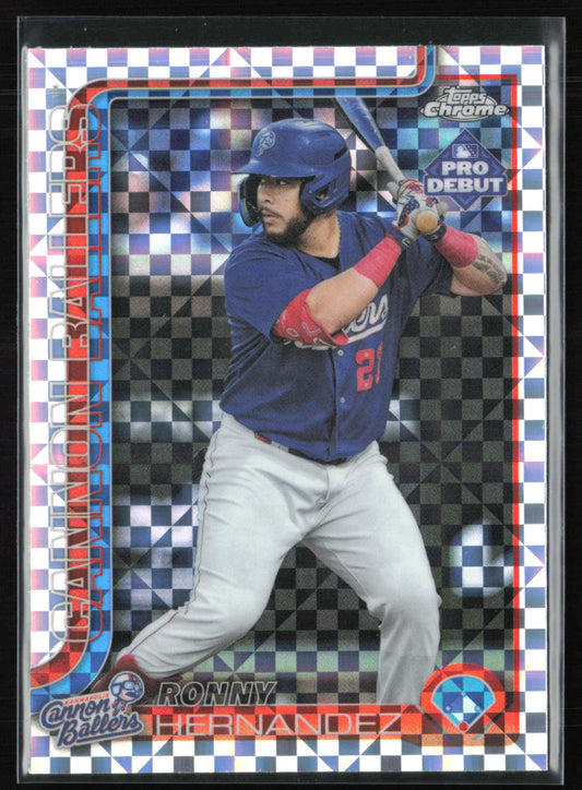 Ronny Hernandez Pro Debut X-Fractor