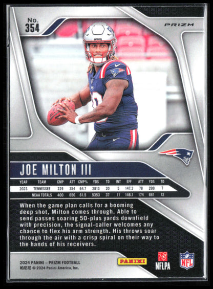 Joe Milton III RC Orange Lazer