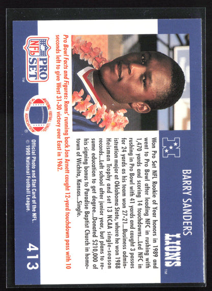 Barry Sanders 1990 Pro Set
