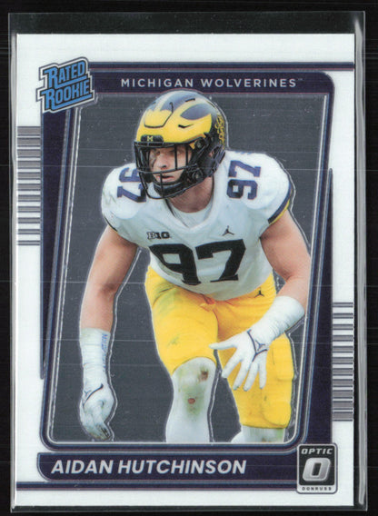 Aidan Hutchinson RC Rated Rookie