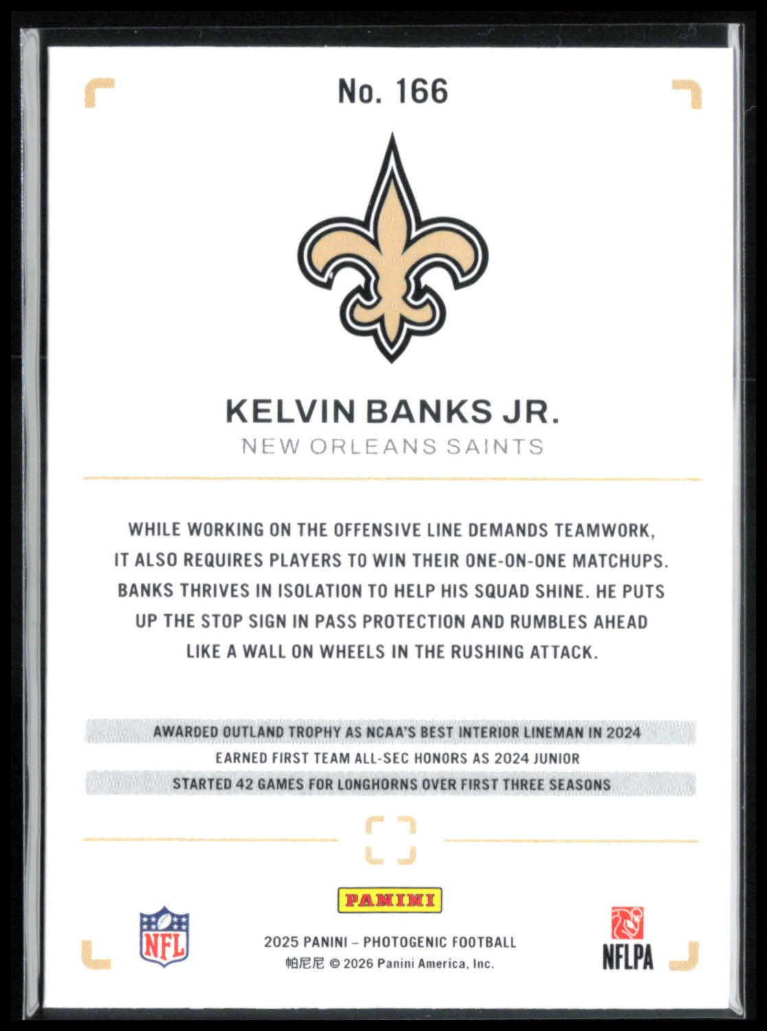 Kelvin Banks Jr. RC /150