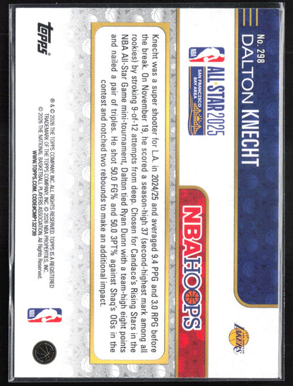 Dalton Knecht /199 NBA Hoops
