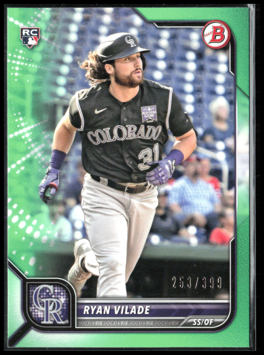 Ryan Vilade RC Green /399