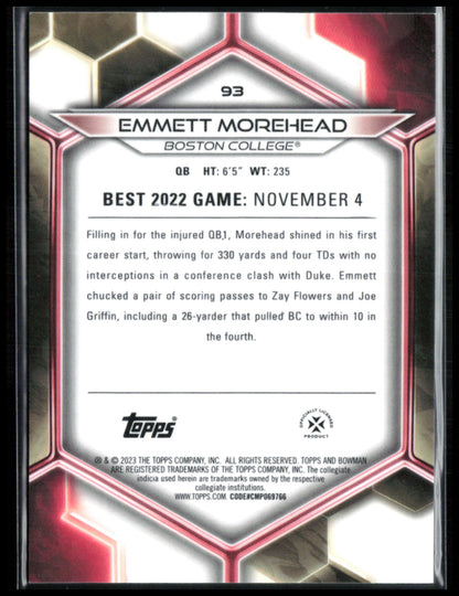 Emmett Morehead /5 2023 Bowman's Best U