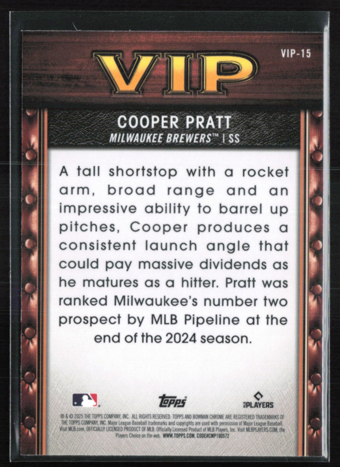 Cooper Pratt VIP