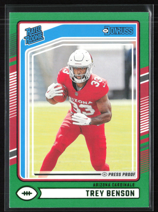 Trey Benson RC Green