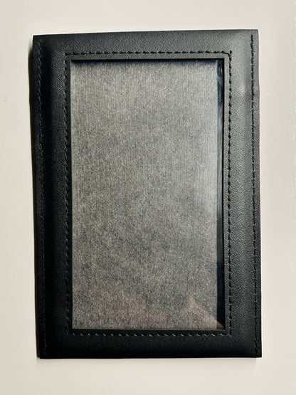 Card Case Pro Black Leather Graded Slab Sleeve Pouch (Graded Card Not Included)