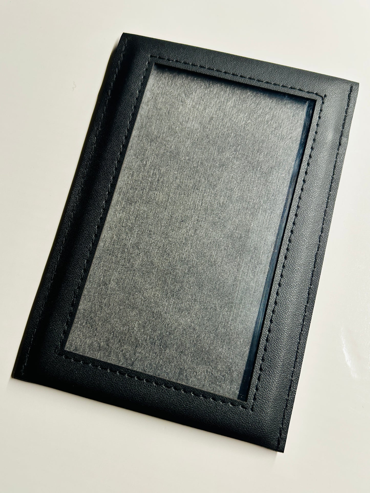 Card Case Pro Black Leather Graded Slab Sleeve Pouch (Graded Card Not Included)