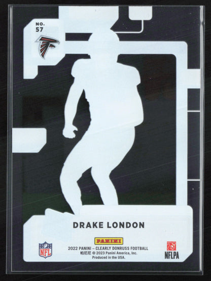 Drake London RC Rated Rookie Clearly Donruss