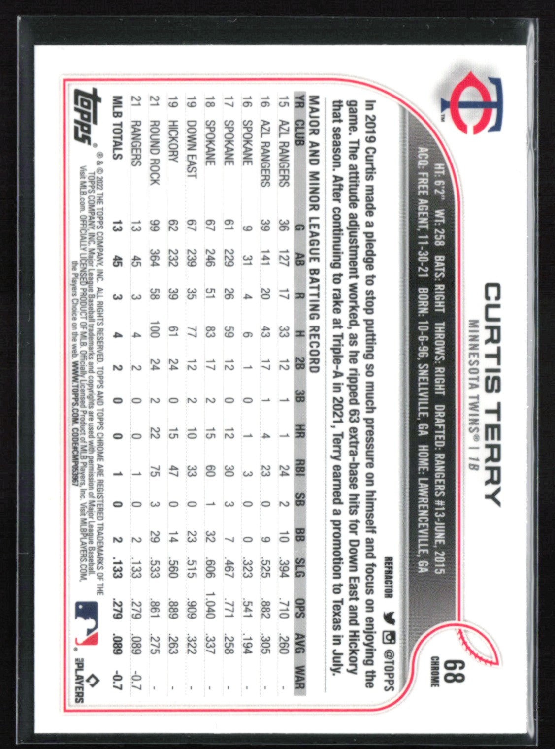 Curtis Terry RC Refractor