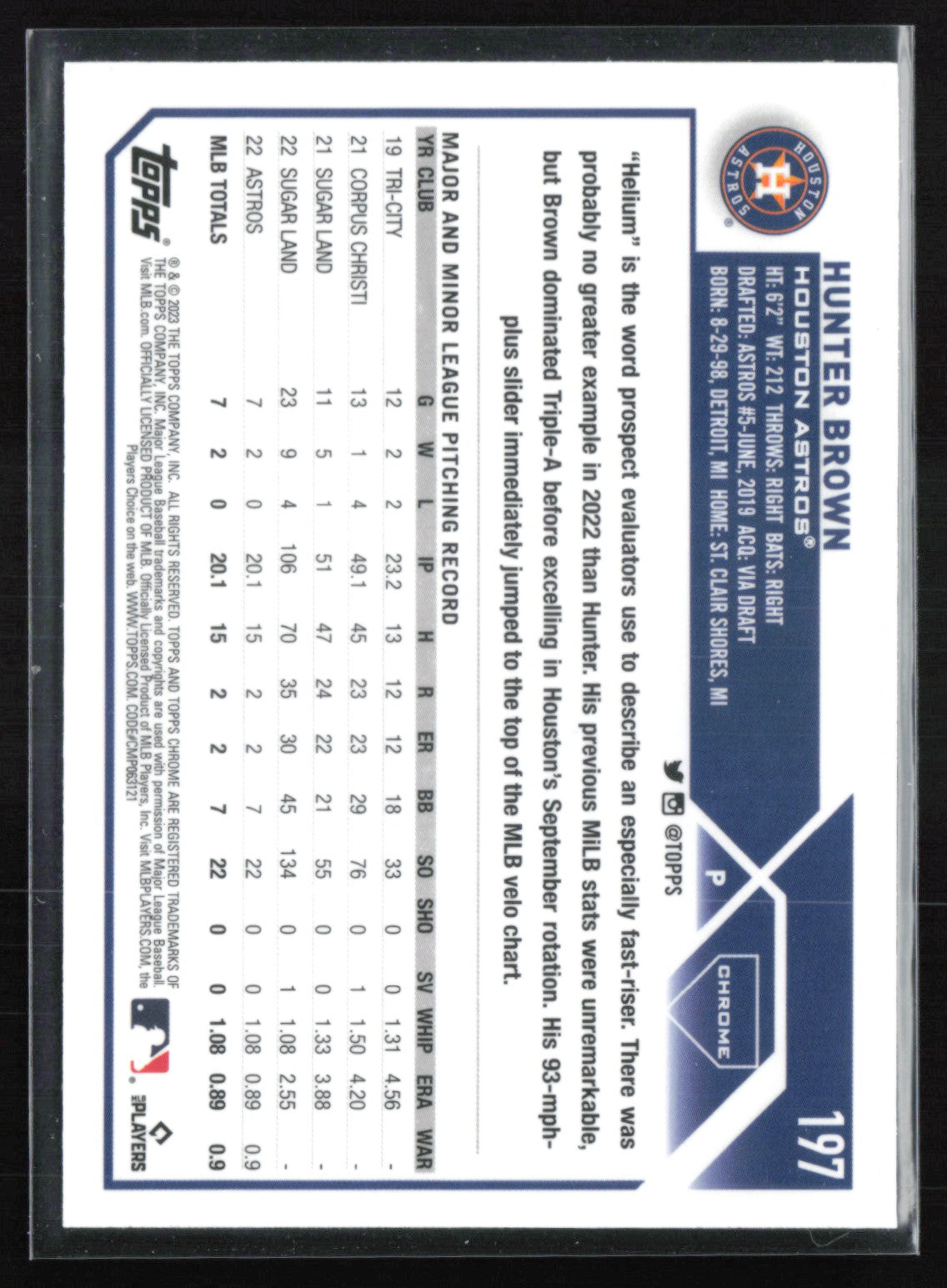 Hunter Brown RC Prism