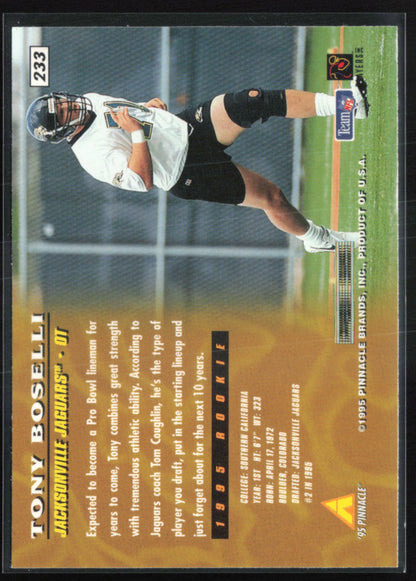 Tony Boselli 1995 Rookie RC