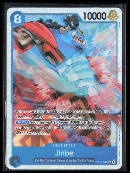 Jinbe - OP14-049 Super Rare Foil (One Piece)