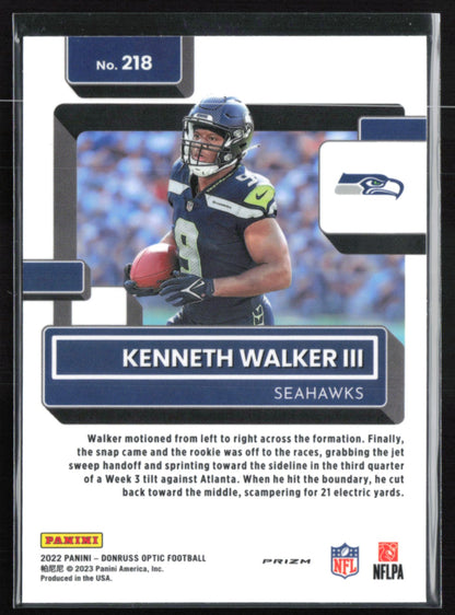 Kenneth Walker III RC Pink Holo
