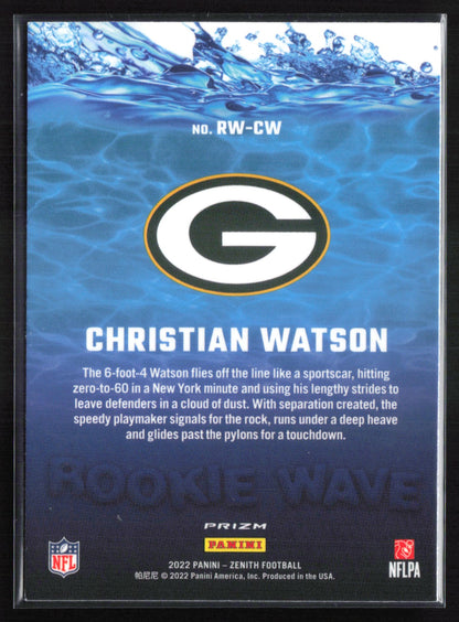 Christian Watson RC Rookie Wave