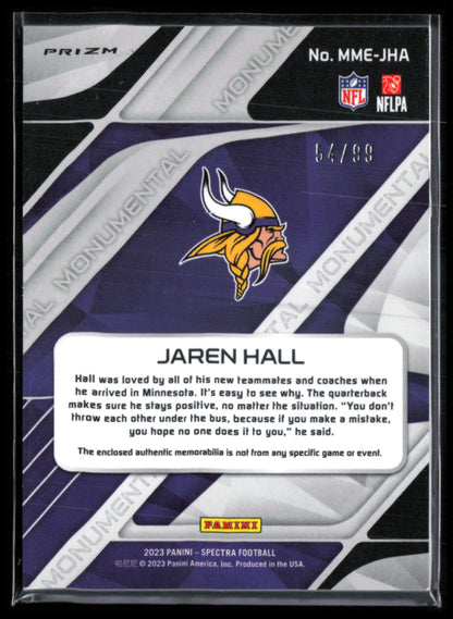 Jaren Hall RC Mem /99 Silver