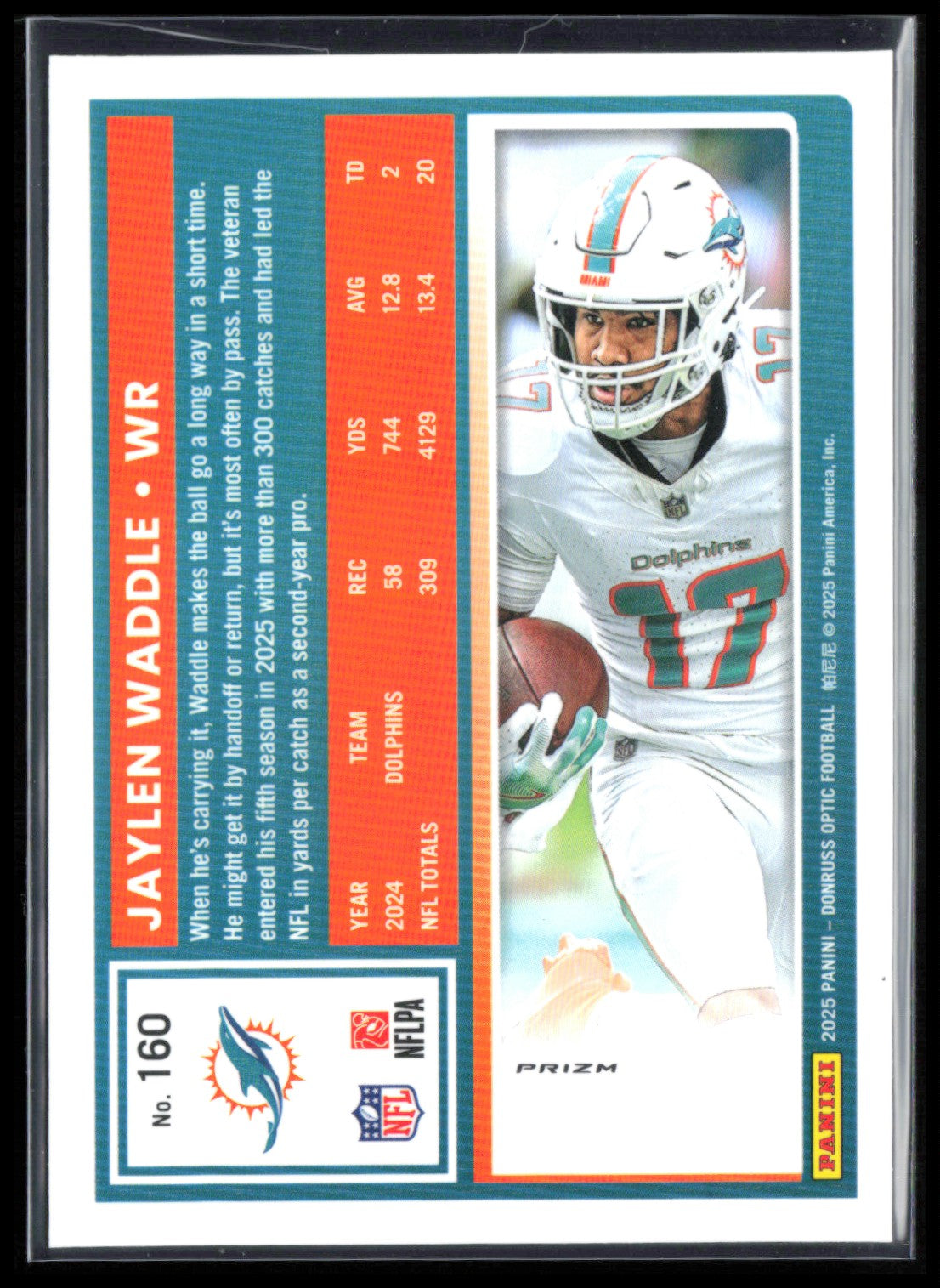 Jaylen Waddle Stars Holo