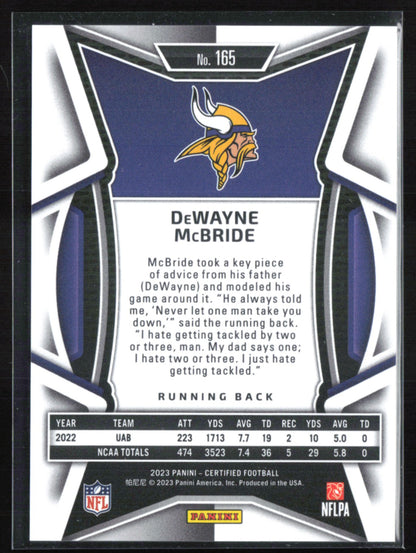 DeWayne McBride RC /325