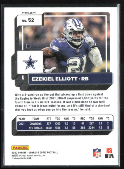 Ezekiel Elliott Stars Holo