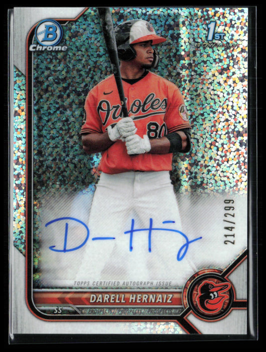 Darell Hernaiz 1st Bowman Auto /299 Mini Diamond