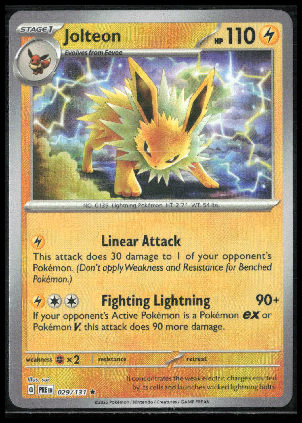 Jolteon Rare Holo