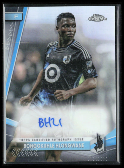 Bongokuhle Hlongwane Auto 2024 Topps Chrome MLS