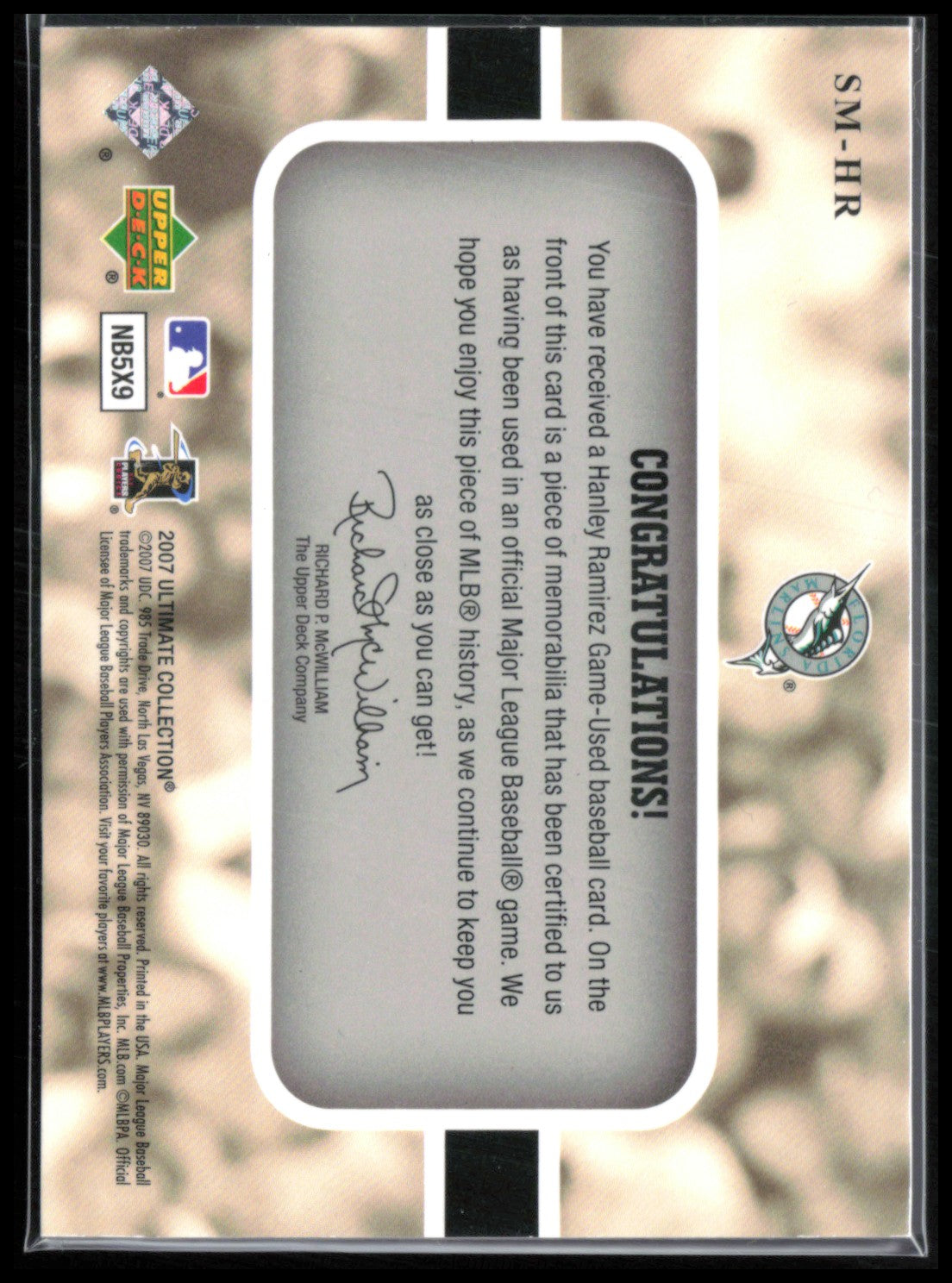 Hanley Ramirez Game-Used Relic Ultimate Star
